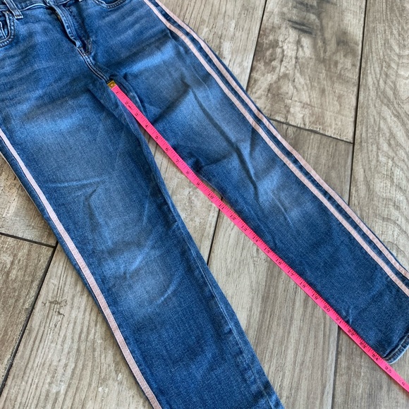 • 7 For All Mankind • Roxanne Straight-Leg Ankle Stripe Denim Jeans • 26 • $229 - Picture 15 of 15